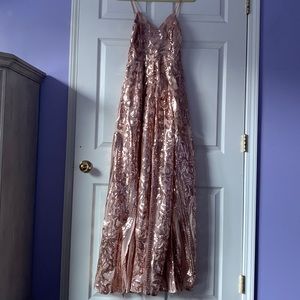 Pink prom dress